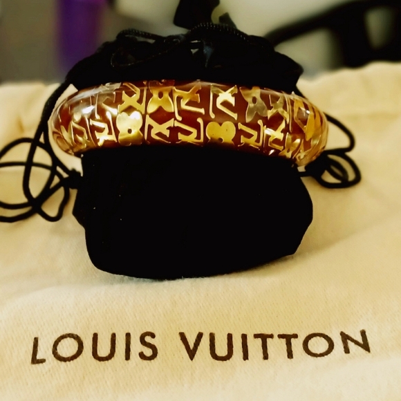 Louis Vuitton Brown Inclusion Bangle - Picture 1 of 1